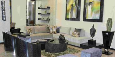 Muebles en madera con oro y plata, lo último para el hogar