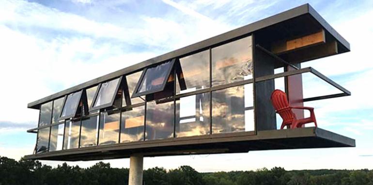 La increíble casa que gira con el viento