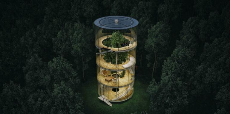 La casa en el árbol que vale cerca de mil millones de pesos La casa en el árbol que vale cerca de mil millones de pesos