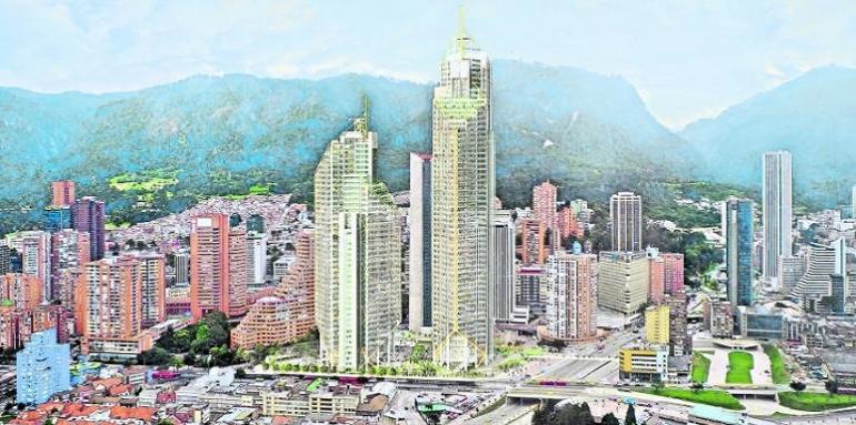 Atrio, en Bogotá, espacio público de gran altura