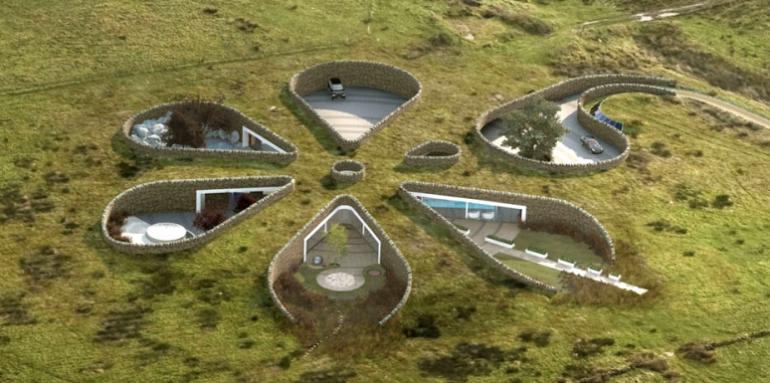 Tres increíbles hogares bajo tierra